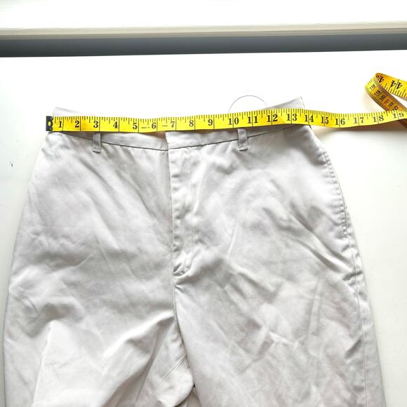 J Crew Khakis, Stone Cuffed Chinos, Tan Straight Leg Pants, Women’s Size 10 - Picture 6 of 7